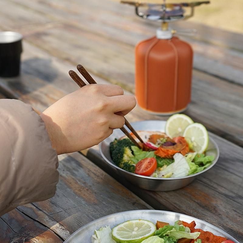 Outdoor Camping Portable Folding Chopsticks BBQ Picnic