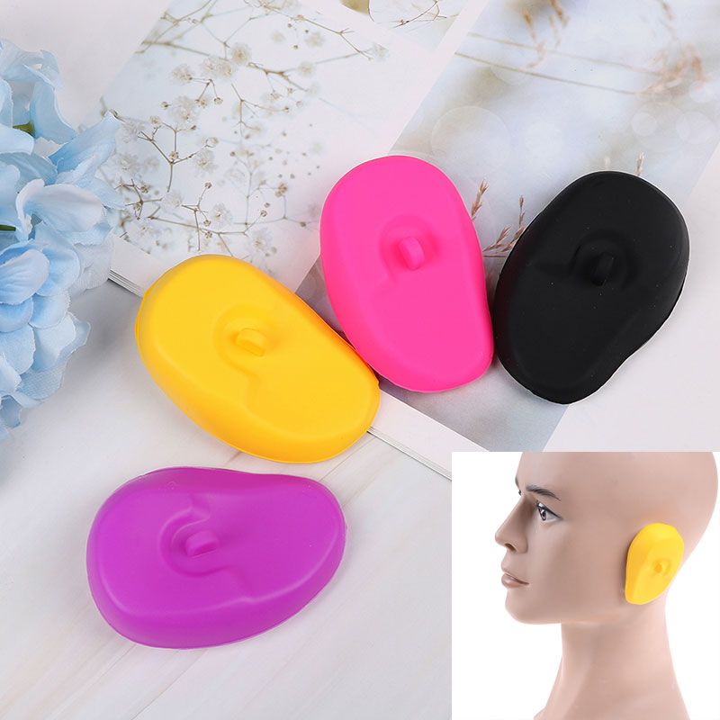 1 Pair  Soft Anti-Noise Snoring Sleeping Ear Plug Ear Protector Cover High Quality Silicone Ear Cover Diving Shower