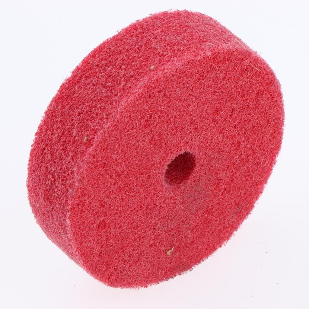 1Pc Nylon Fiber Polishing Wheel Dust Remove Tool For Bench Grinder