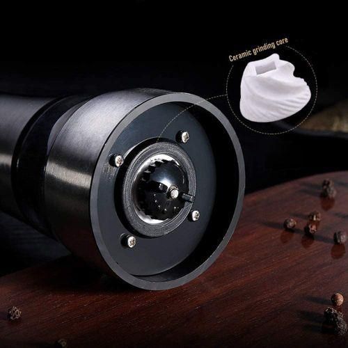 2 Pcs Stainless Steel Manual Salt And Pepper