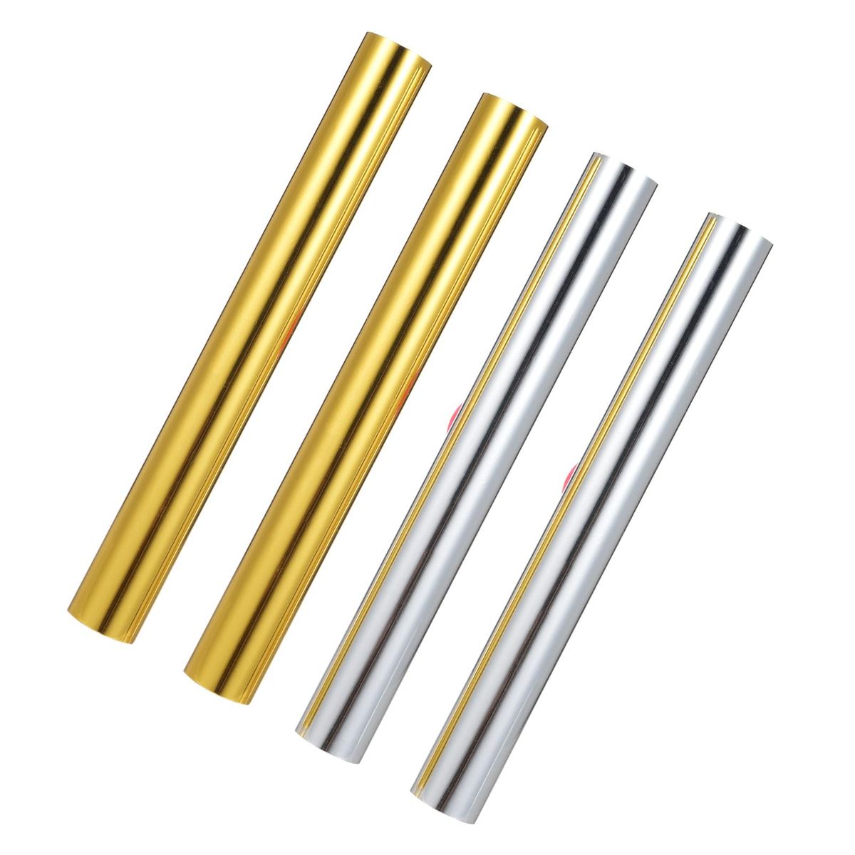4 Rolls Gold & Silver Hot Foil Paper, Hot Foil Roll Used with Hot Foil Pen