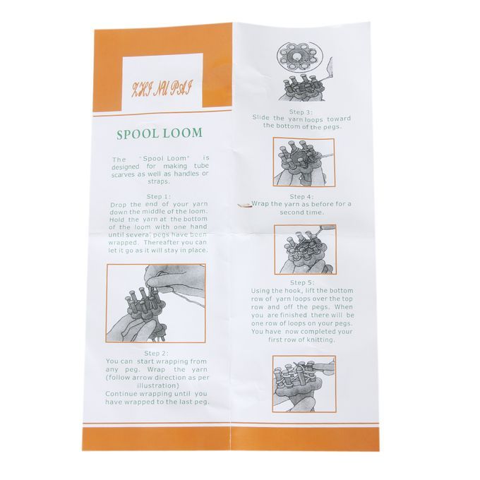 Knit Spool Loom Set Knitting Yarn Wool Rope Hook Knitting Tool
