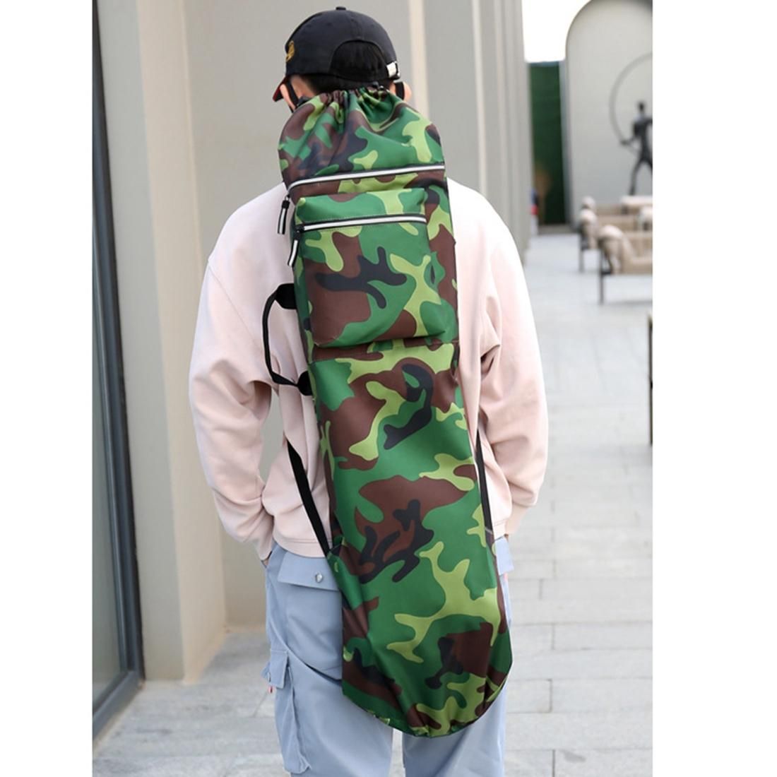 Double Rocker Skateboard Backpack Land Surfboard Bag
