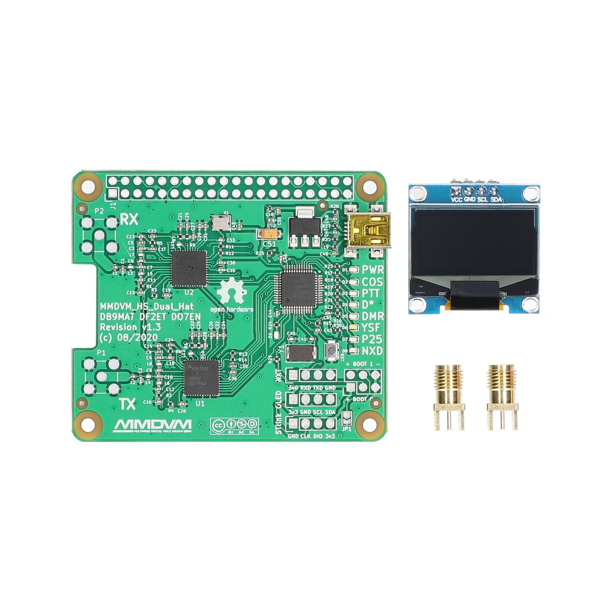 MMDVM Duplex Hotspot Board With OLED Display Support DMR P25