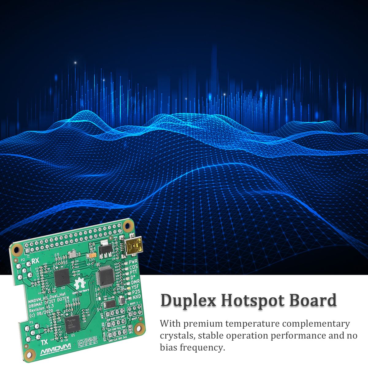 MMDVM Duplex Hotspot Board With OLED Display Support DMR P25