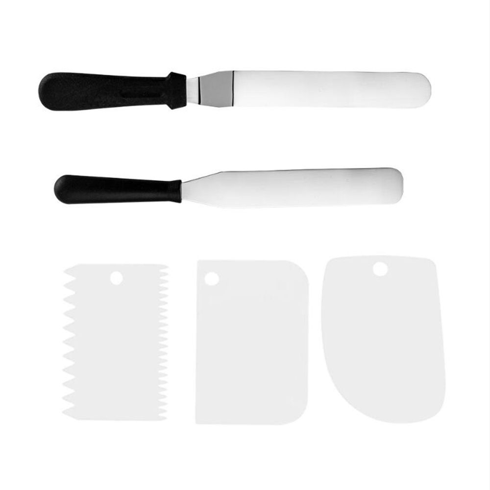 6Pcs Cake Tool Kit 280mm Cake Decorating Rotating Turntable