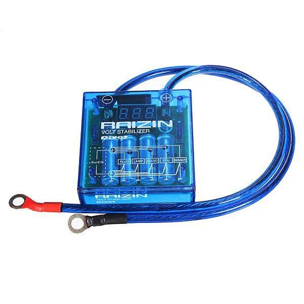 Universal Car Auto Fuel Saver Voltage Volt Stabilizer Regulator Set Raizin Blue