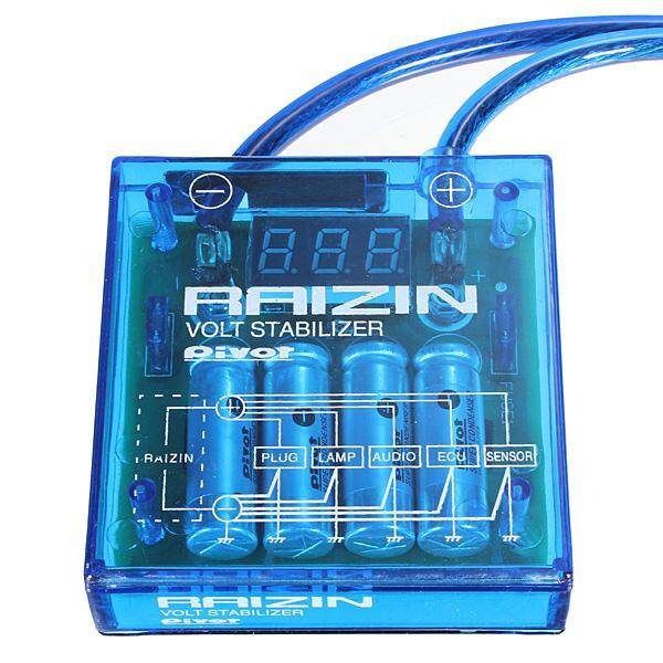 Universal Car Auto Fuel Saver Voltage Volt Stabilizer Regulator Set Raizin Blue