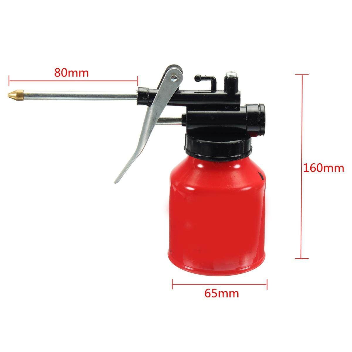 Universal Autos Oil Pump Action Oiler 250ml Lubrication Feed Can Spray Pot