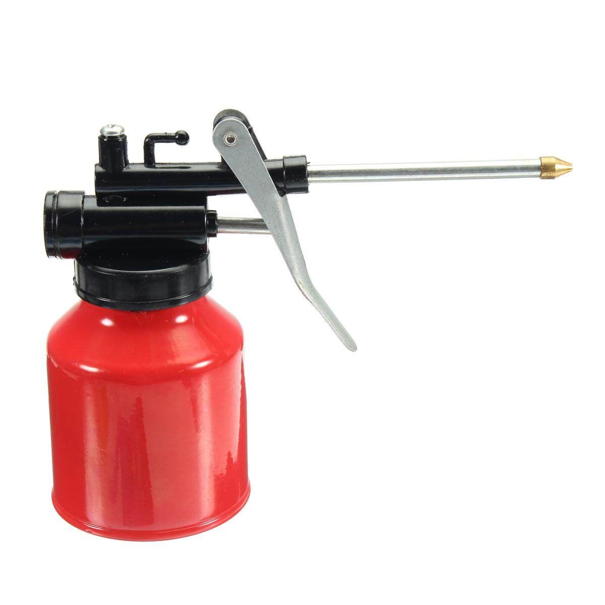 Universal Autos Oil Pump Action Oiler 250ml Lubrication Feed Can Spray Pot