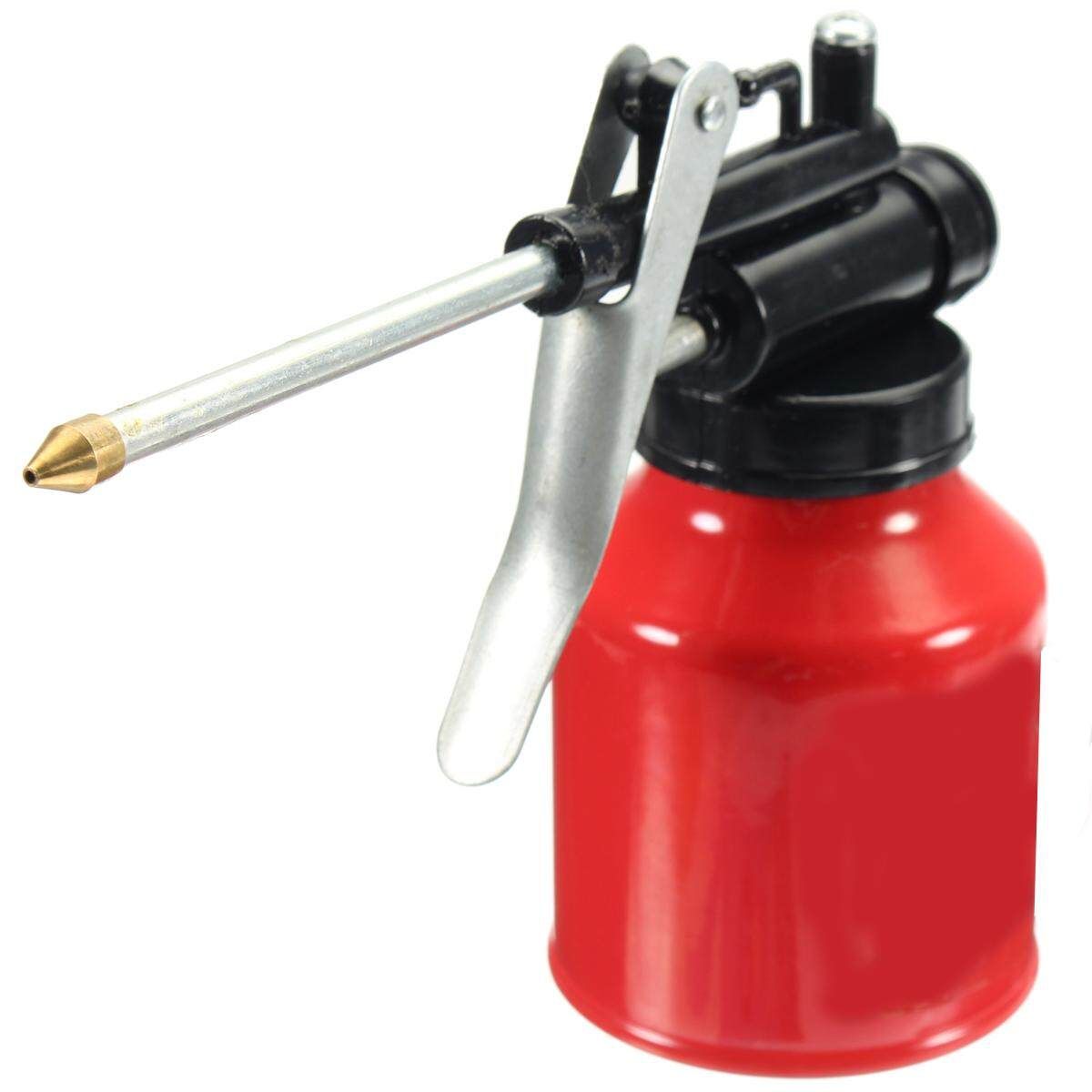 Universal Autos Oil Pump Action Oiler 250ml Lubrication Feed Can Spray Pot