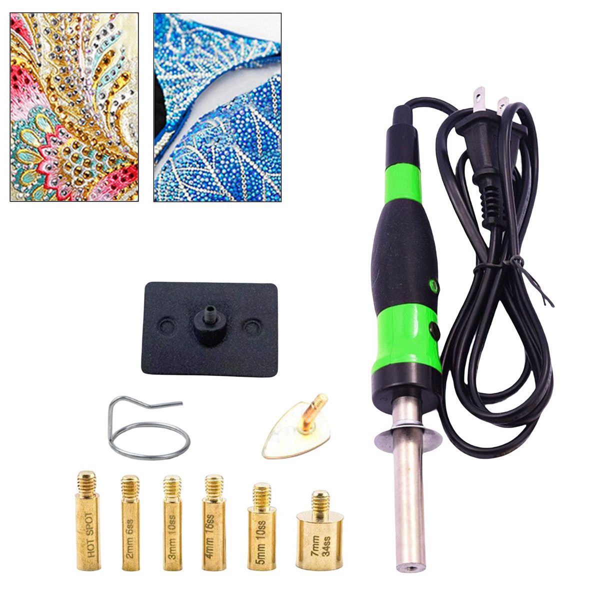 Hotfix Rhinestone Applicator Set DIY Gems Pen Crafts Supplies Shoes