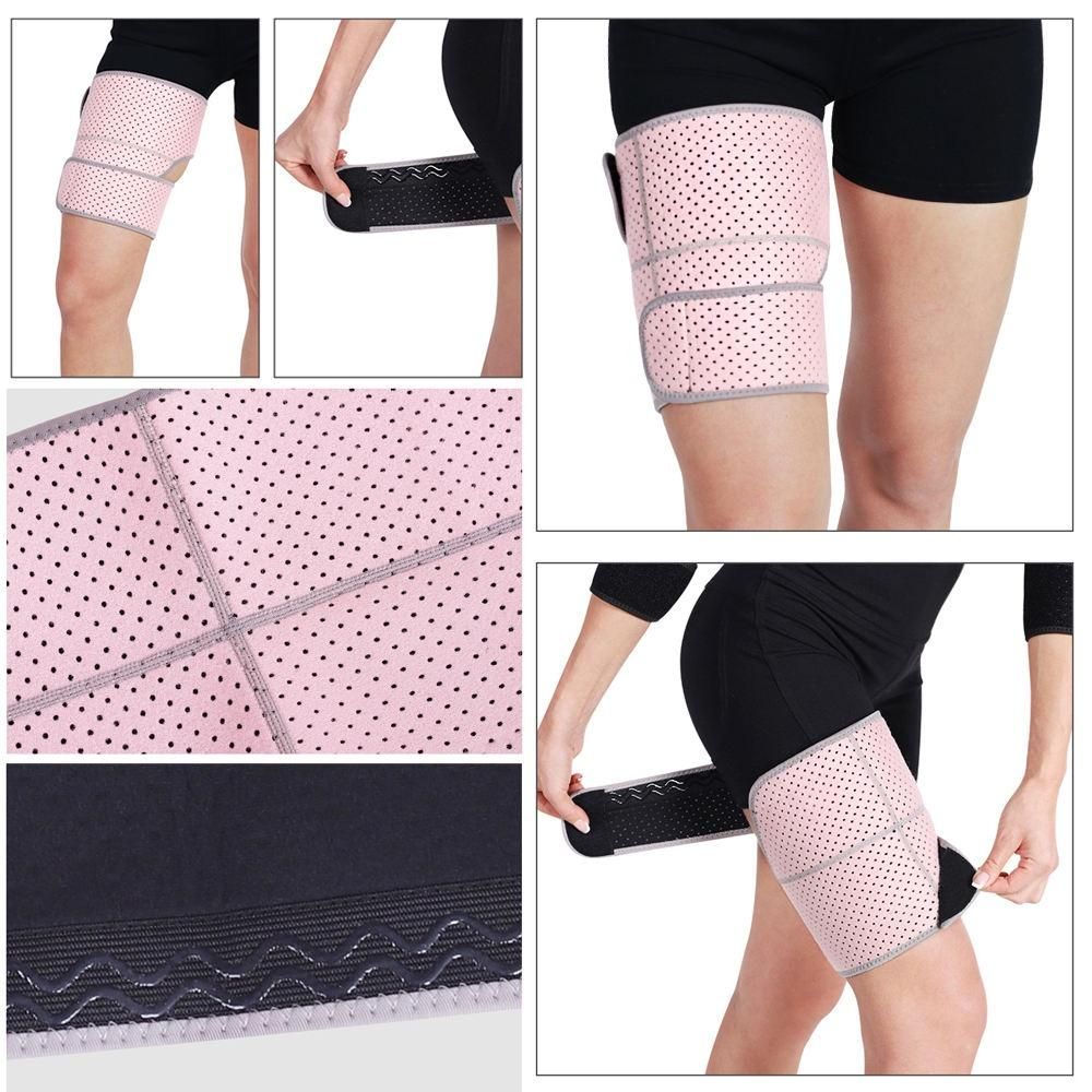1Pcs Thigh Brace, Quad Hamstring Wrap Compression Sleeves, Leg Sleeves Support
