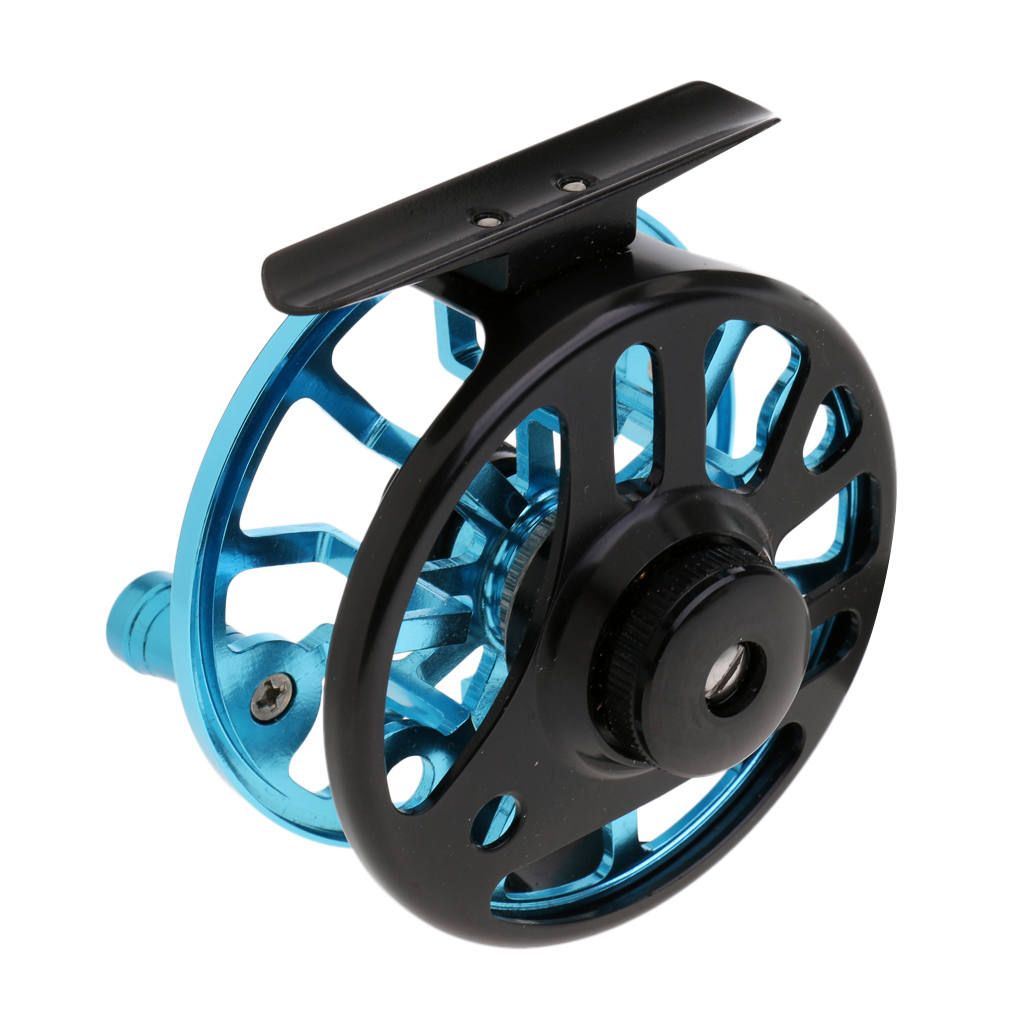 Machined Aluminum Fly  Reel 21BB Right LeftHanded Blue