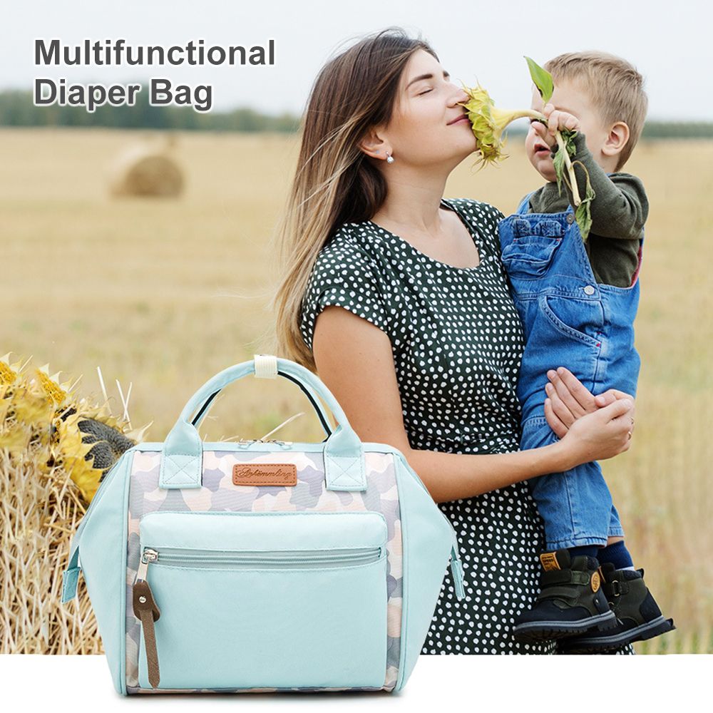 Multifunctional Diaper Bag Outdoor Travel Tote Baby Bag