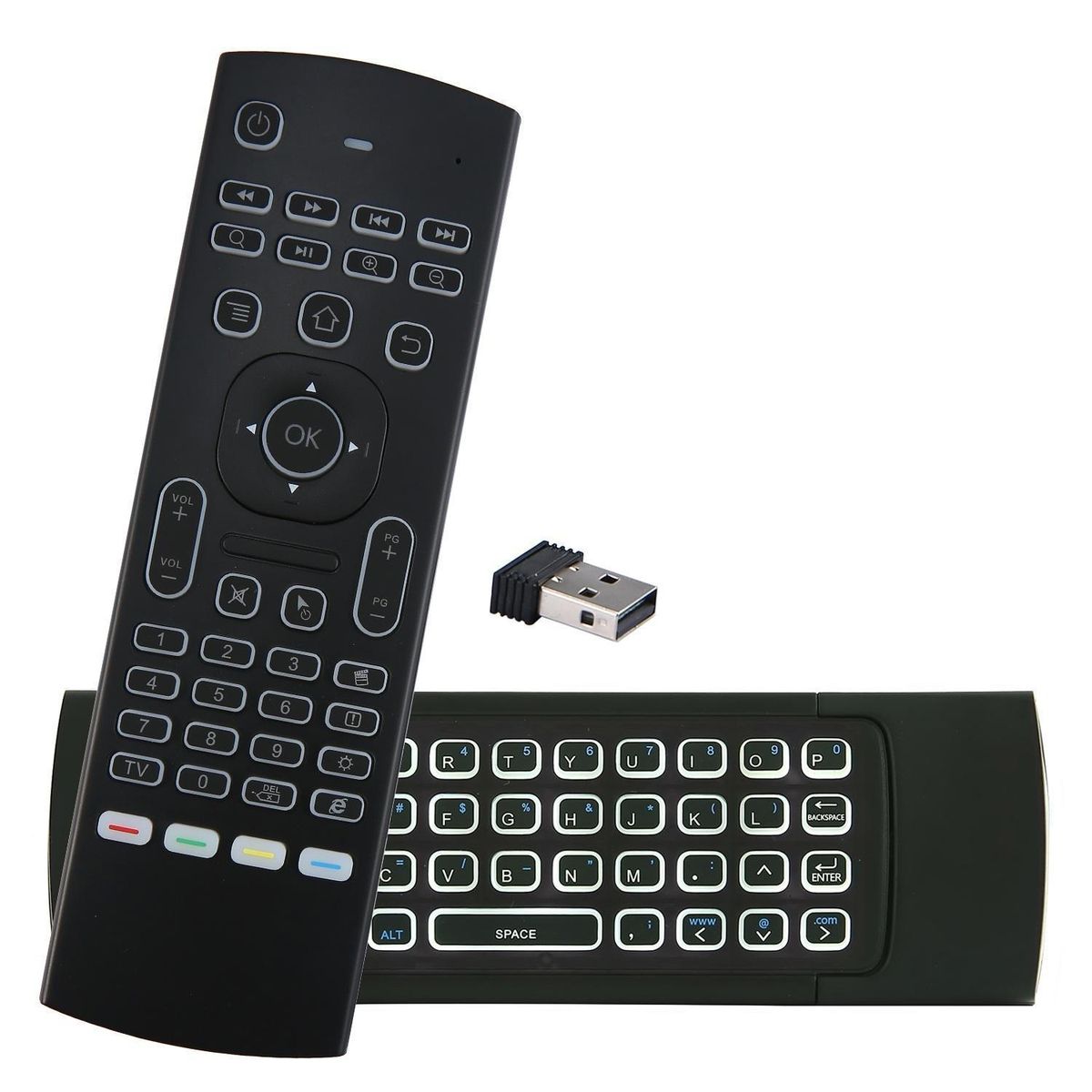 MX3 backlit 2.4G remote control supports TV box mini keyboard luminous smart remote control air mouse Voice version with backlight