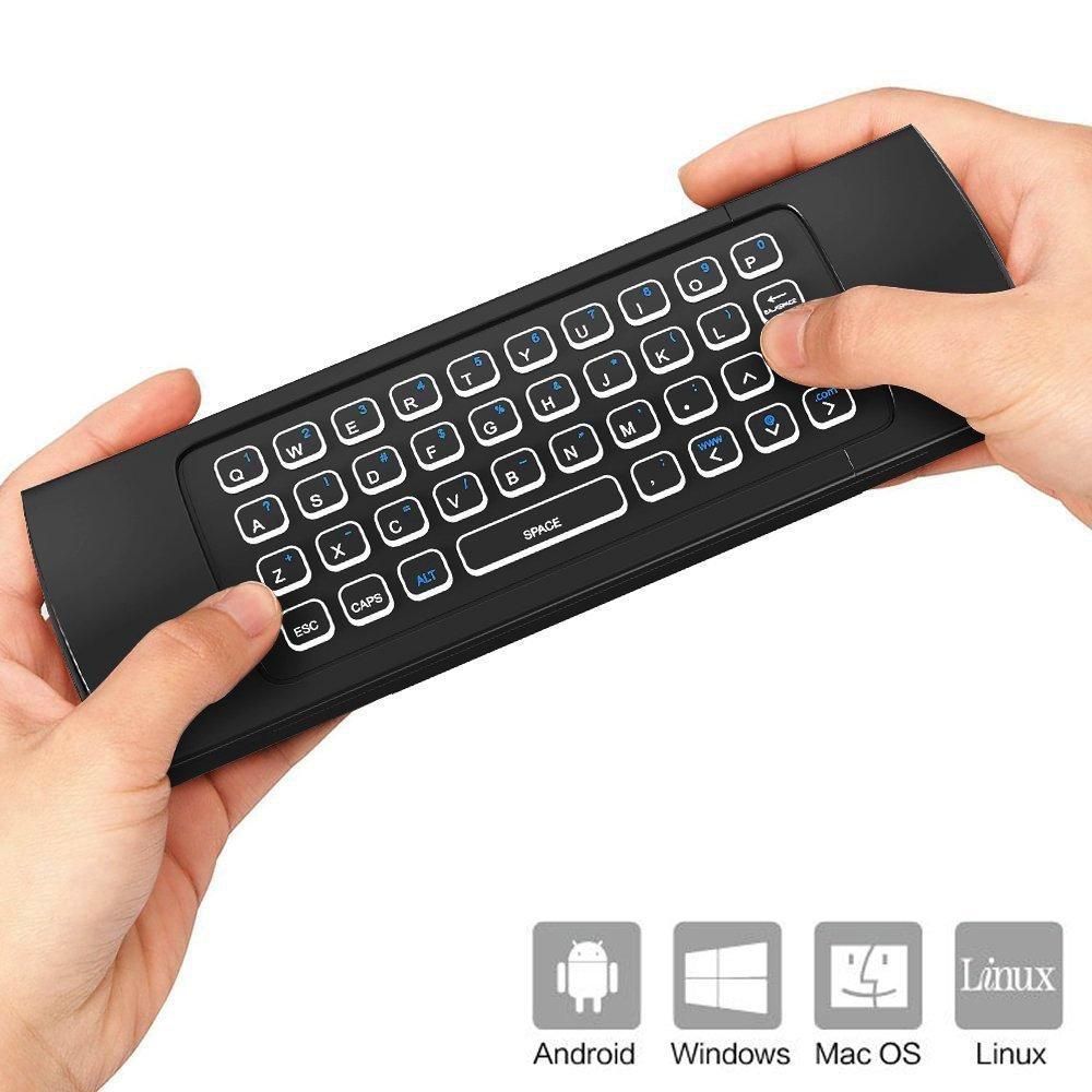 MX3 backlit 2.4G remote control supports TV box mini keyboard luminous smart remote control air mouse Voice version with backlight