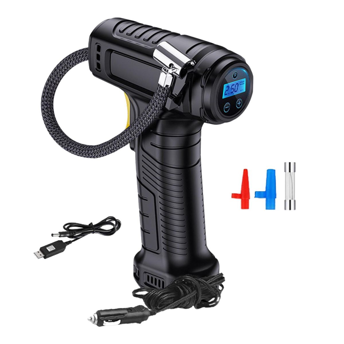 Electric Cordless Tire Pump Small  Display Dial