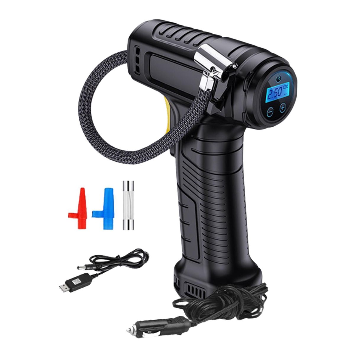 Electric Cordless Tire Pump Small  Display Dial