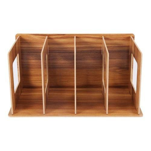 Detachable Wooden 4 Sections Storage Rack Box