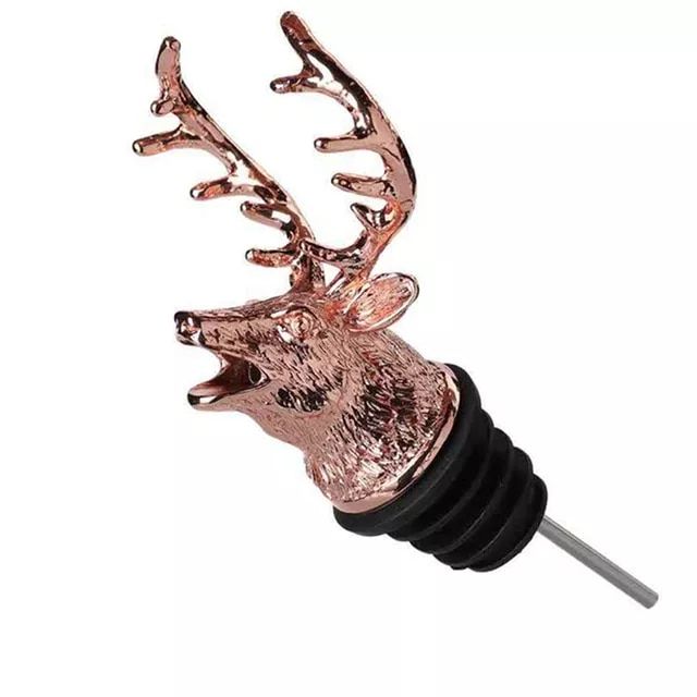 Steel Red Wine Stopper For  Bottle Deer Beverage Cork