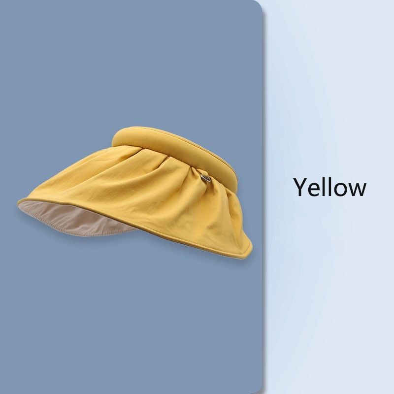 Sun Hat Female Anti-Ultraviolet Summer Solid Color Empty Top