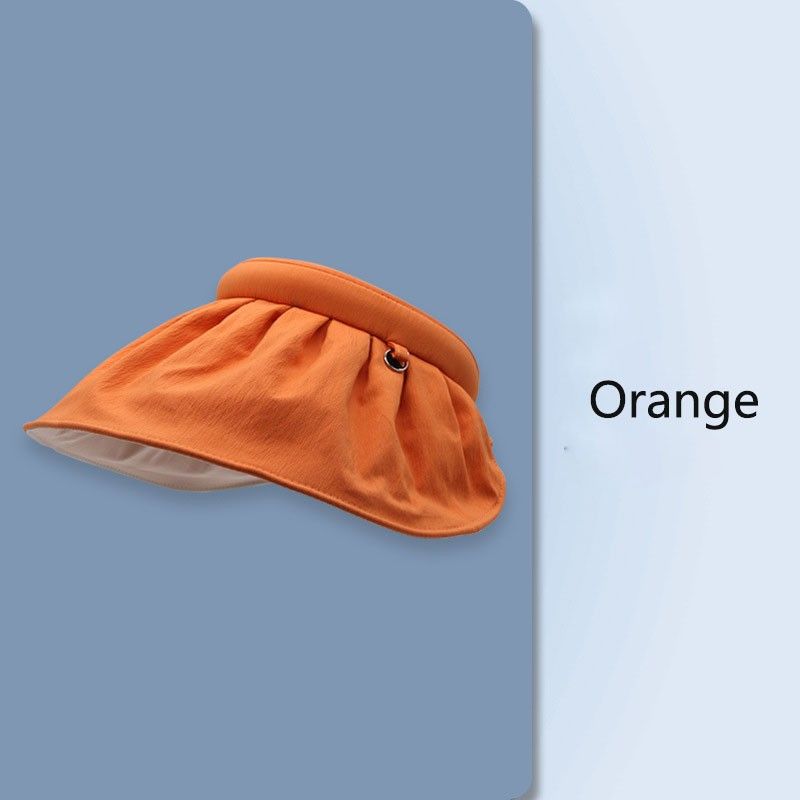 Sun Hat Female Anti-Ultraviolet Summer Solid Color Empty Top