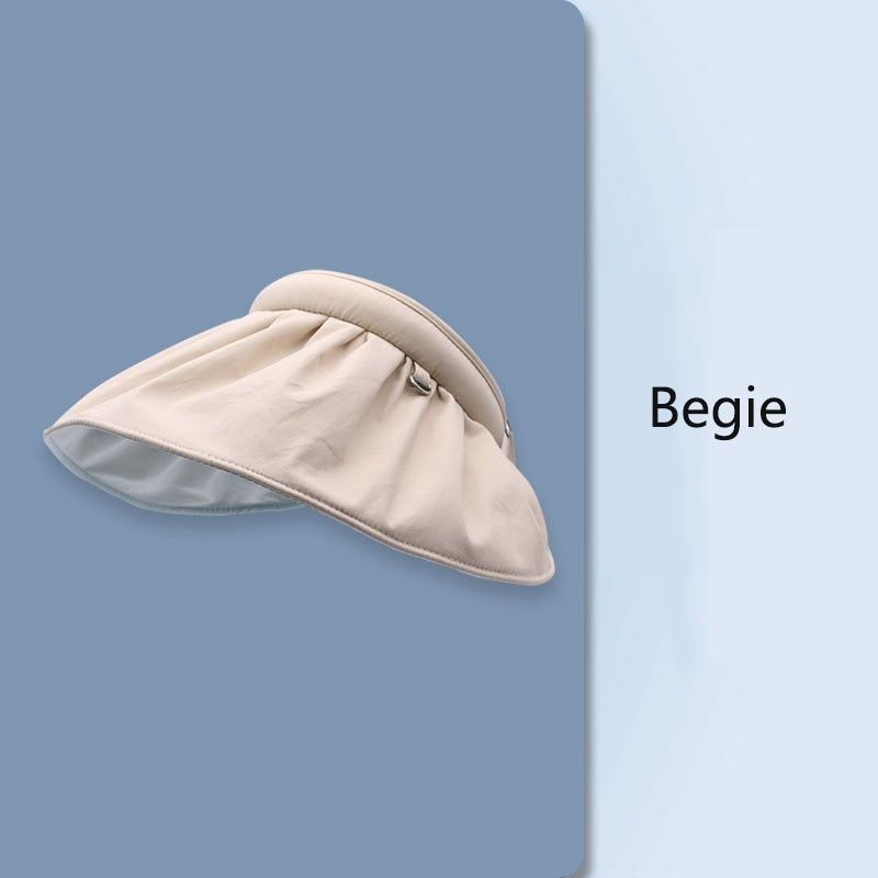 Sun Hat Female Anti-Ultraviolet Summer Solid Color Empty Top