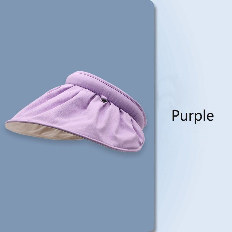Sun Hat Female Anti-Ultraviolet Summer Solid Color Empty Top