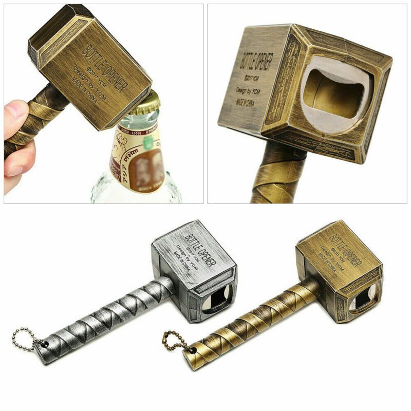 Silver Beer Bottle Openers Multifunction Hammer Of Thor