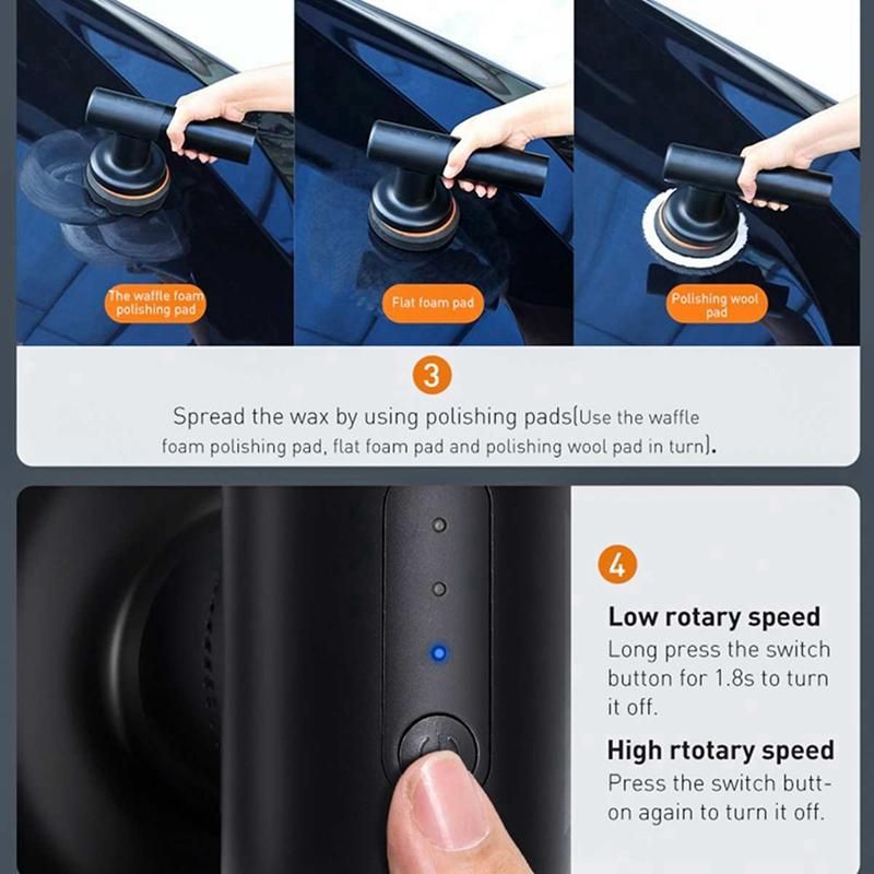 Car Polisher Machine Wireless Electric Polishing Wax Tool Ad