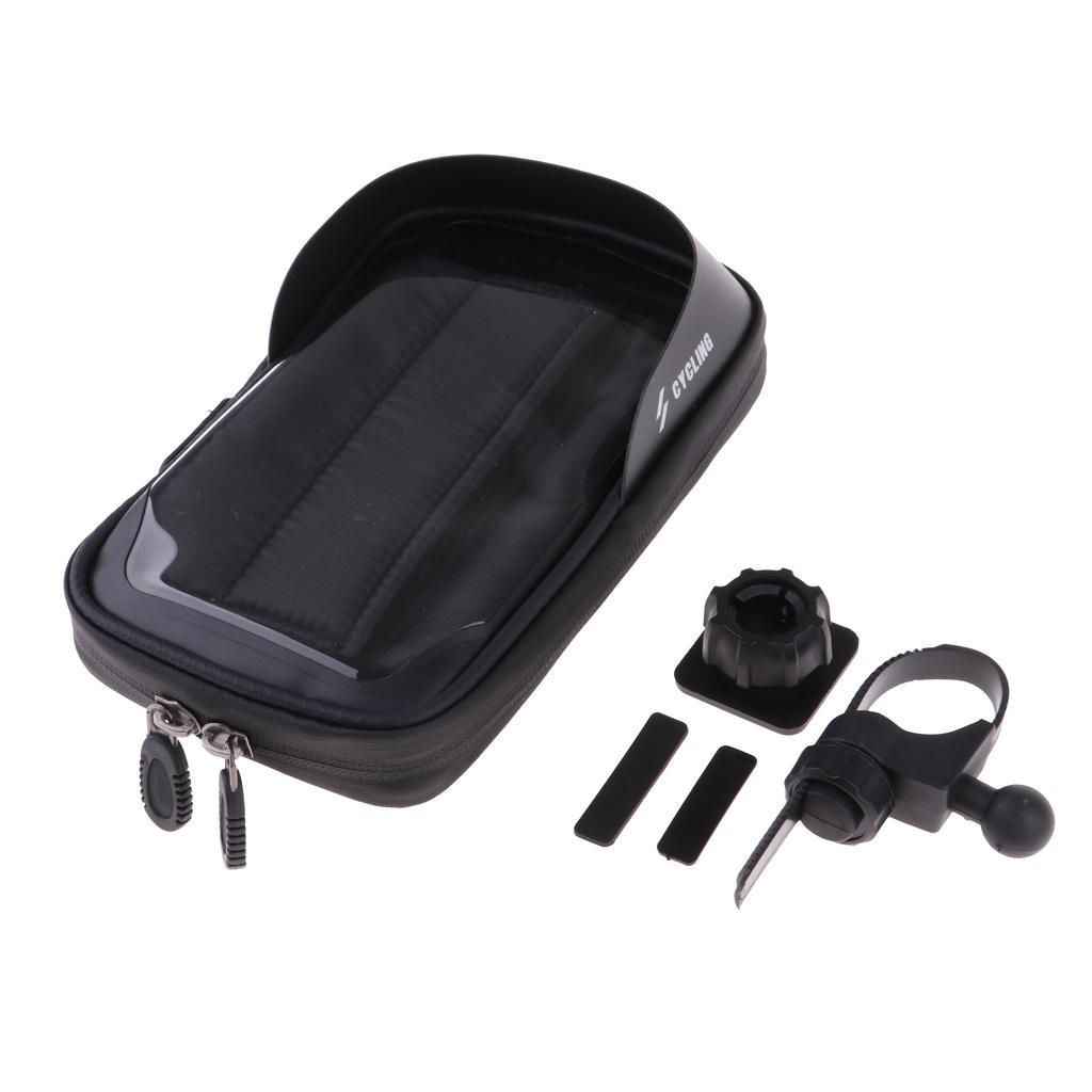 Bike Bicycle Frame Tube Mobile Phone Holder Mount Handlebar 5.8 inch