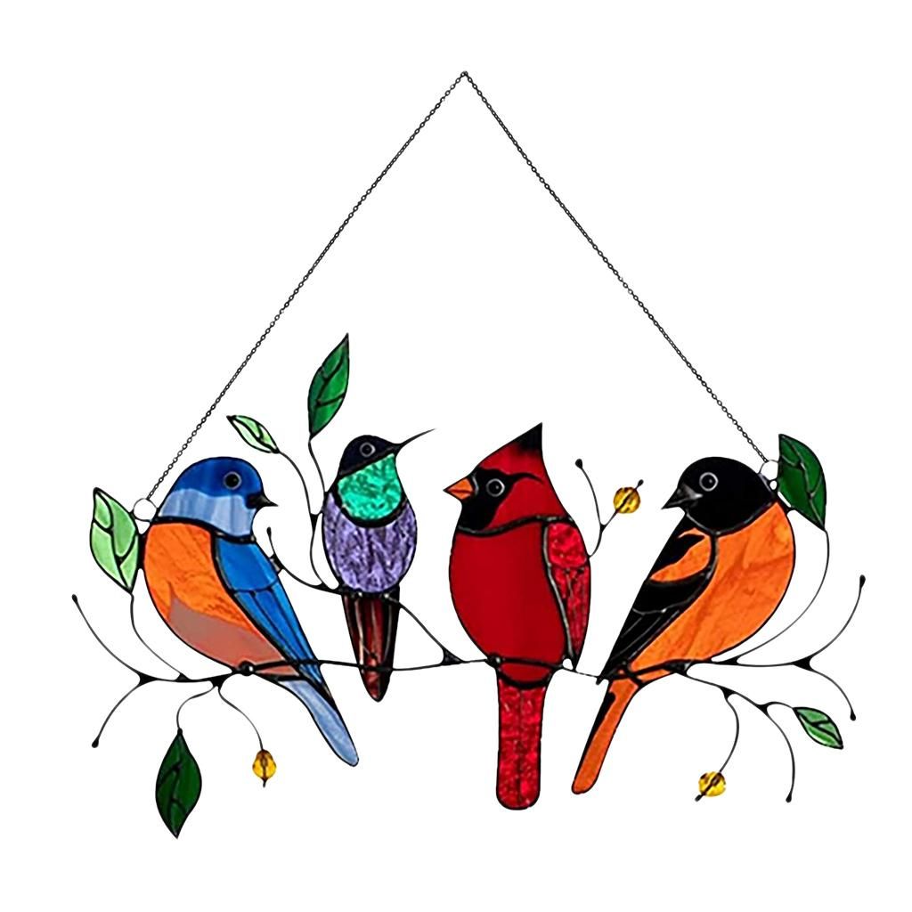 Panel  Outdoor Garden Home Ornament  Birds