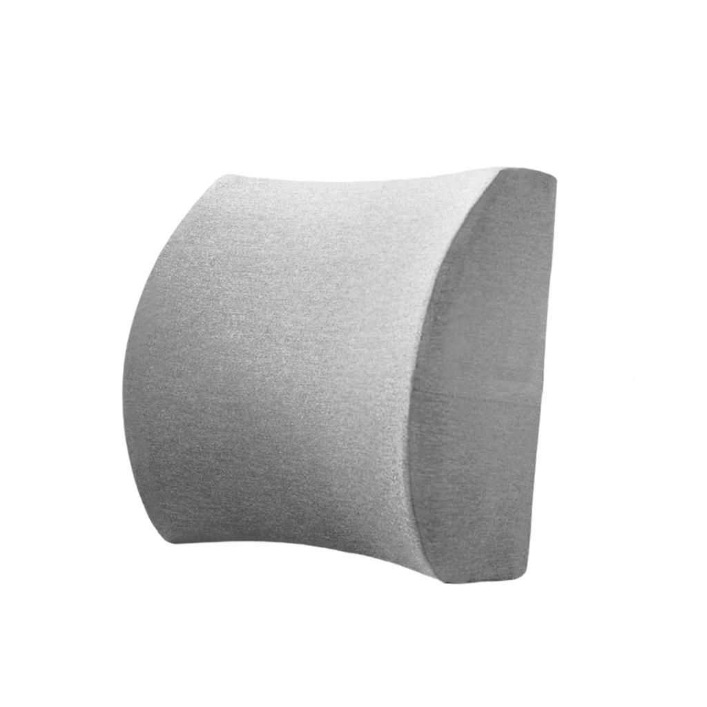 Breathable  Back Support Memory Foam Straps Massager Light Grey