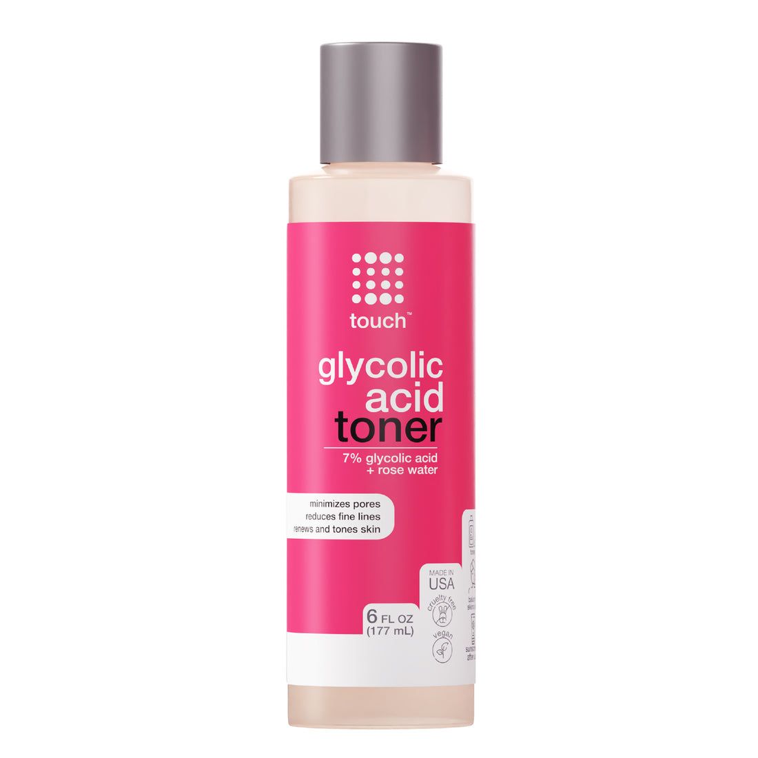 Glycolic  Acid Toner +rose Water (177ml)