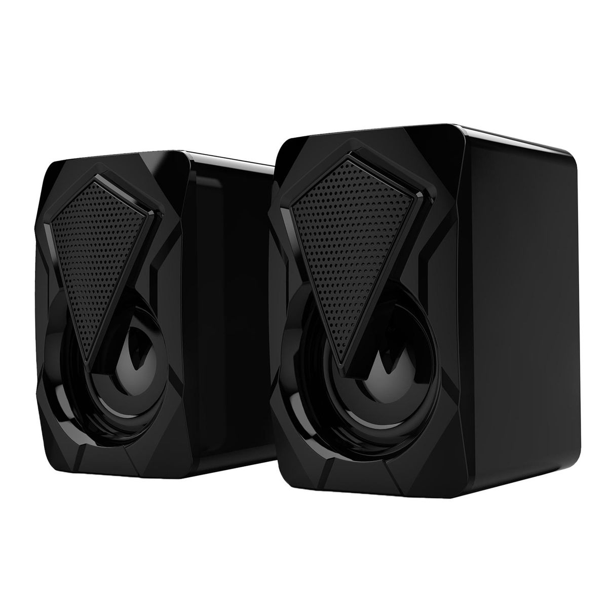 Surround Sound LED PC Speakers Gaming Bass USB Subwoofer For Desktop