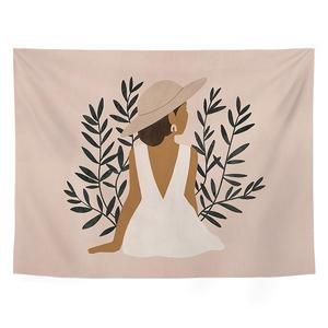 200x150CM Morandi Tapestry Wall Decor Boho Mountain Wall Hanging Tapestries Bedroom Dorm Room Cactus Wall Decor Home Decoration Wall