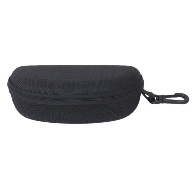 Zipper Black Sunglasses Hard Storage Case Eyeglasses Protector Box