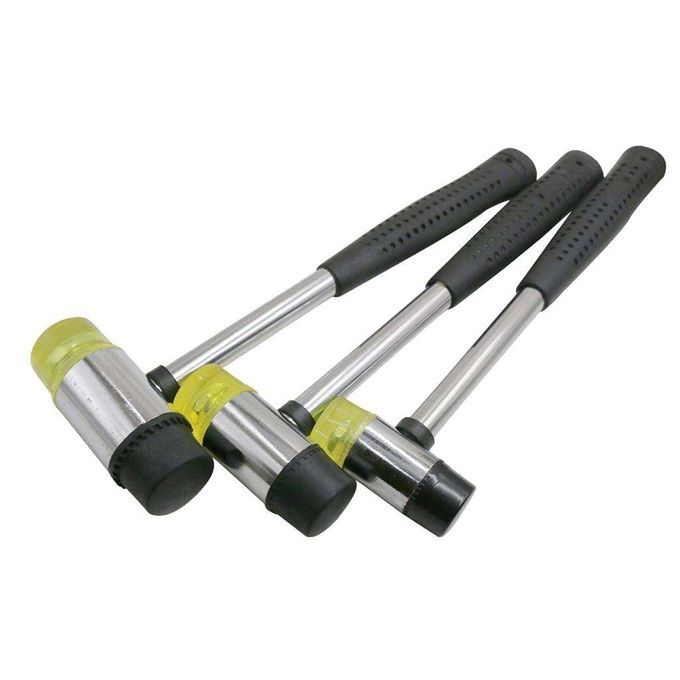 25mm Diameter Rubber Hammer Soft Mallets With Non-  Grip Installation