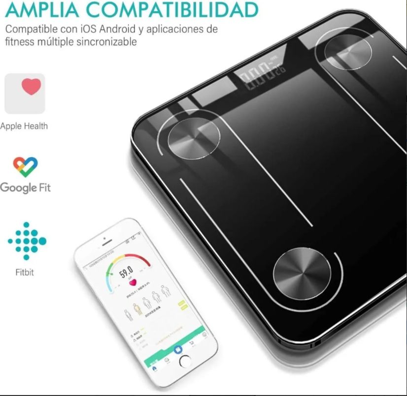 Smart Accurate Reading Digital Scale--Bluetooth-USB Charging