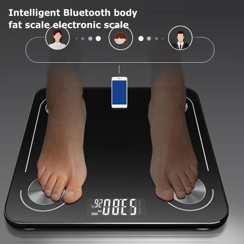 Smart Accurate Reading Digital Scale--Bluetooth-USB Charging