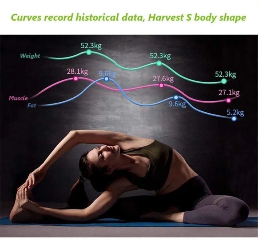 Smart Accurate Reading Digital Scale--Bluetooth-USB Charging
