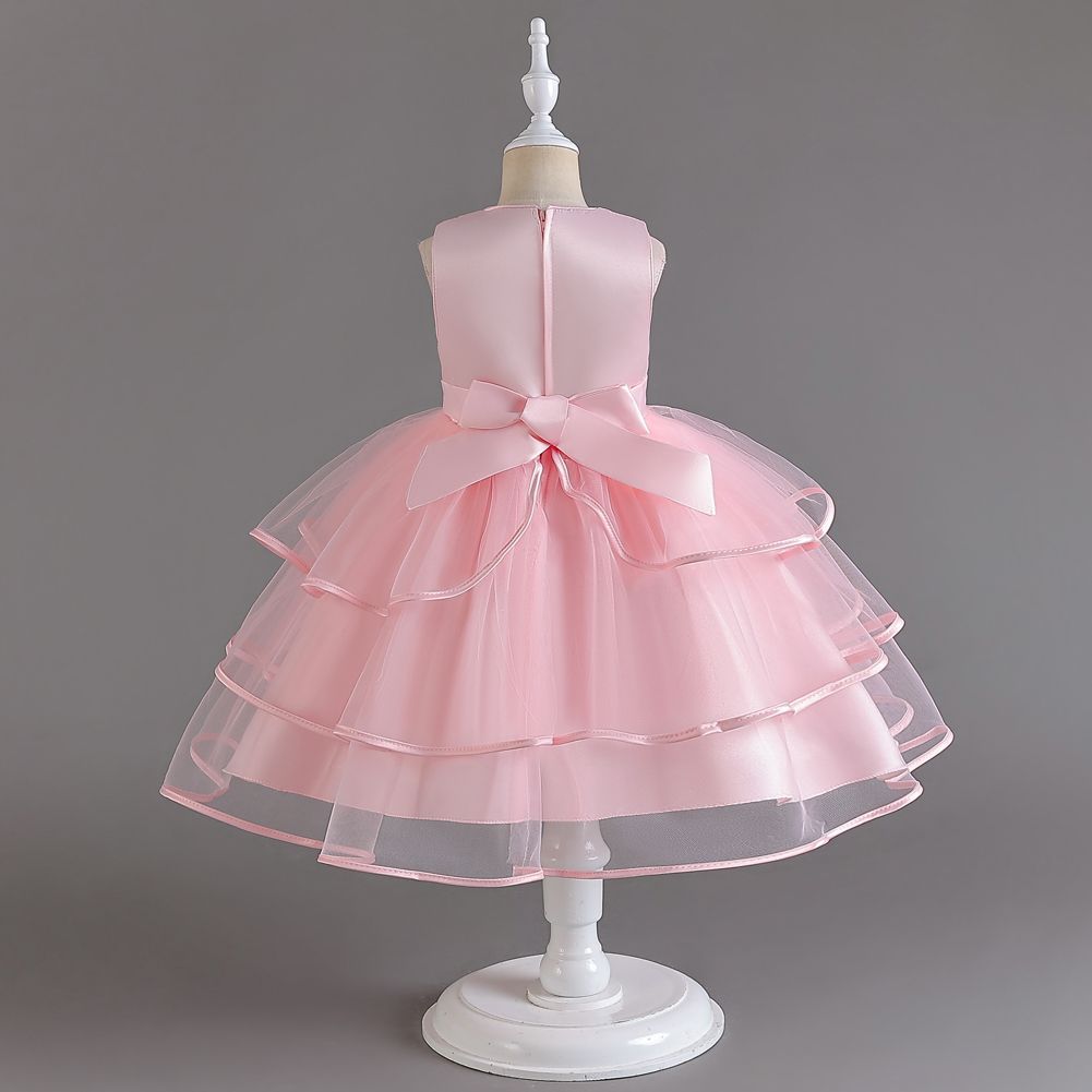 Girl Children Kids New Style Christmas Birthday Holiday Wedding Dinner Party Dress Ball Gown