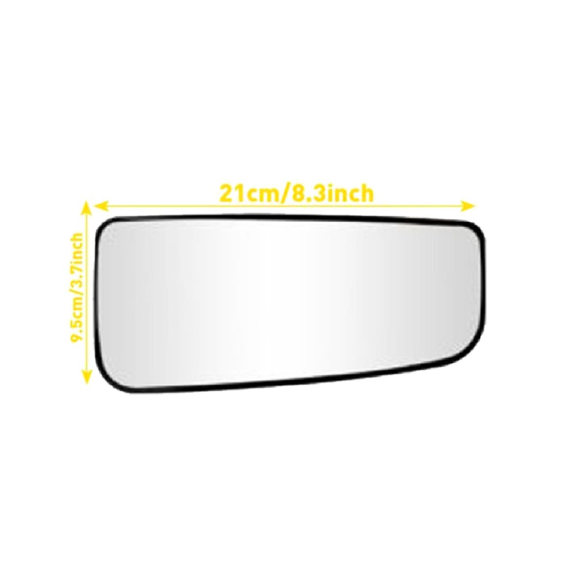 Right Door Wing Side Mirror Glass Heated with Backing