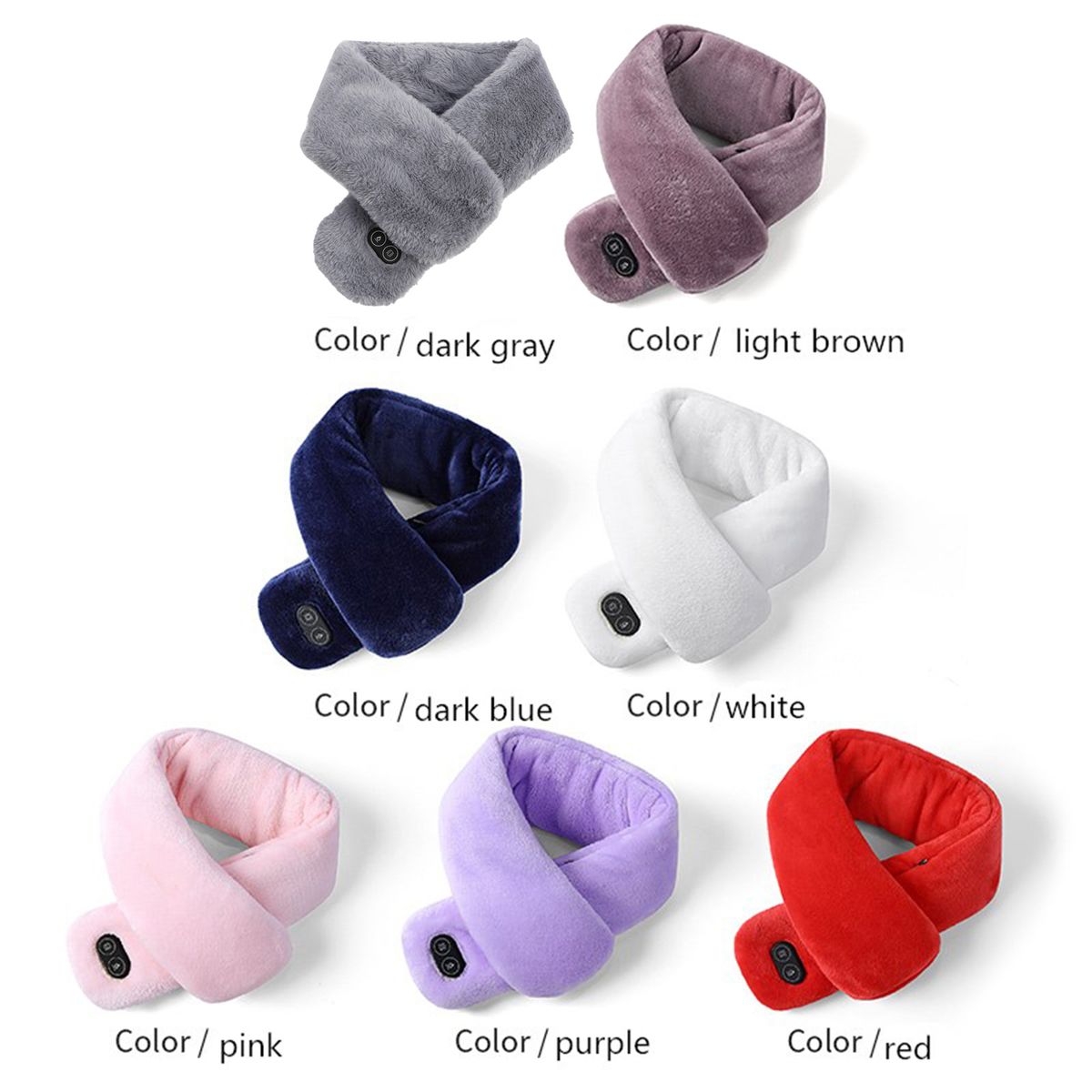 USB Heated Scarf, Electric Heating Scarf For Men/Women
