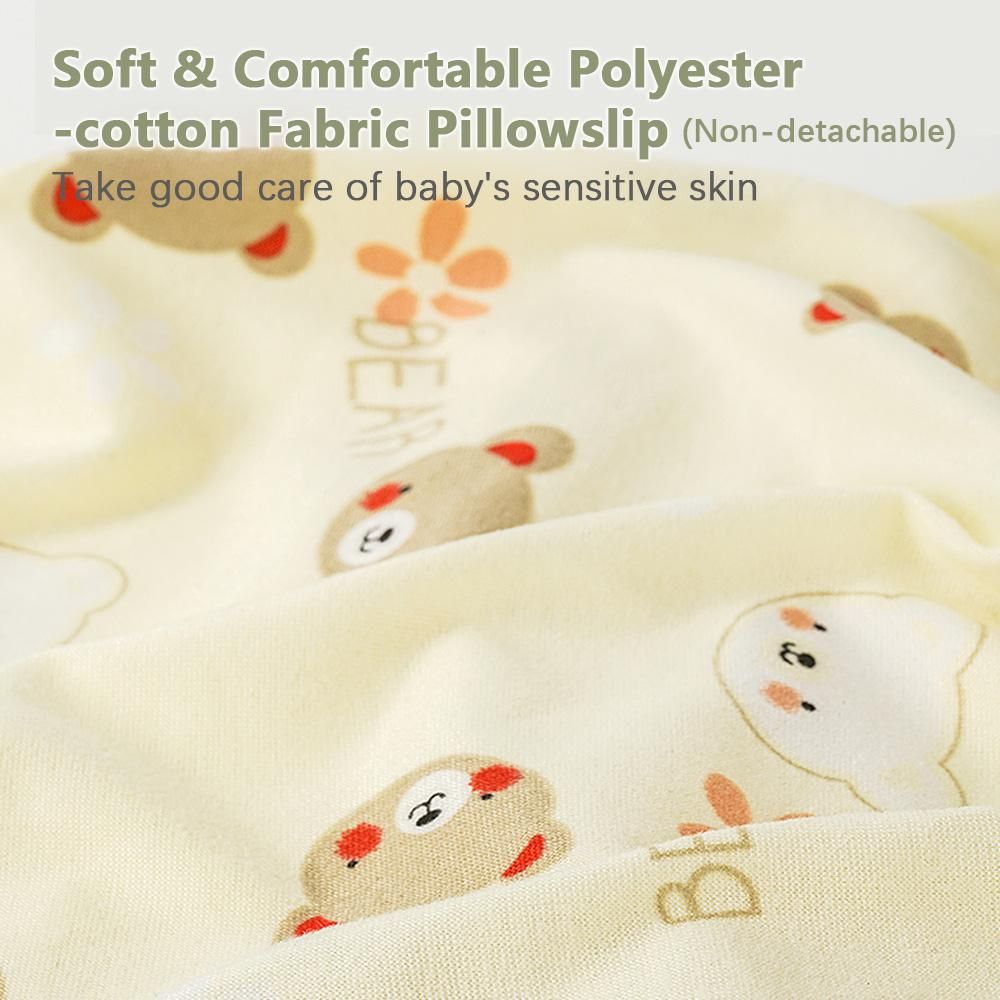 Baby Pillow for Newborn Prevent Flat Head Comfortable Baby Head Shaping Pillow Memory Foam Pillow with Cute Patterns for 0-12 Months Infants