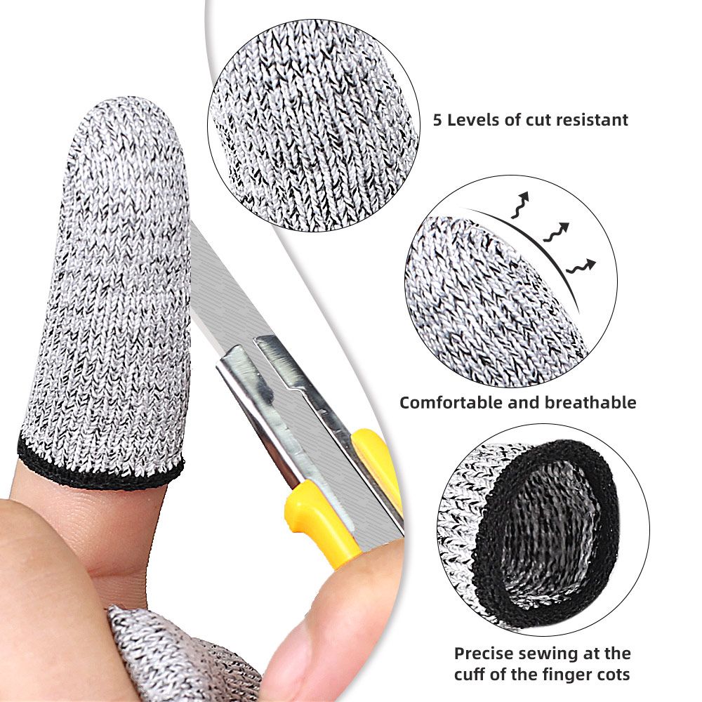 Finger Cots Cut Resistant Protector Finger Covers Sleeves