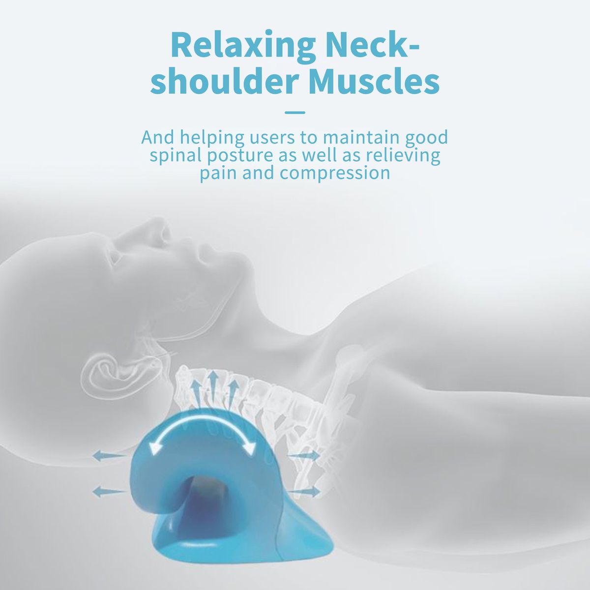 Neck Stretcher Support Pillow Neck And Shoulder Relaxer Pain