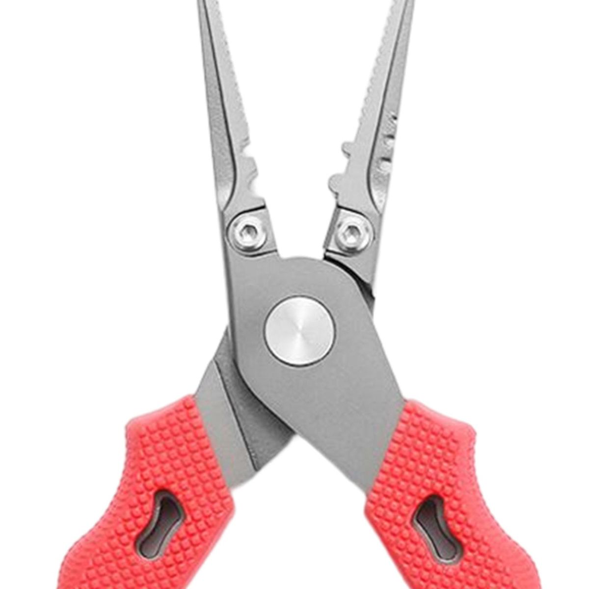 Portable  Pliers Split Ring Hook Remover Stainless Steel Red