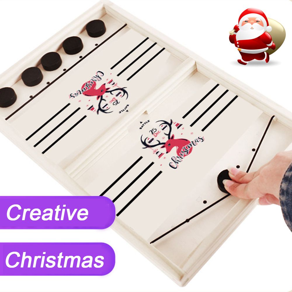 Chirstmas  Sling Puck Game Interactive Chess Board Set Kids